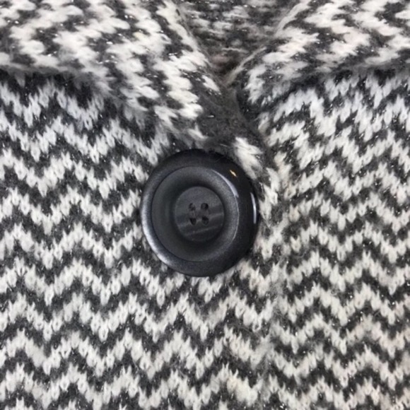 JM Collection M Wool Blend Chevron Striped Sweater - Picture 3 of 6